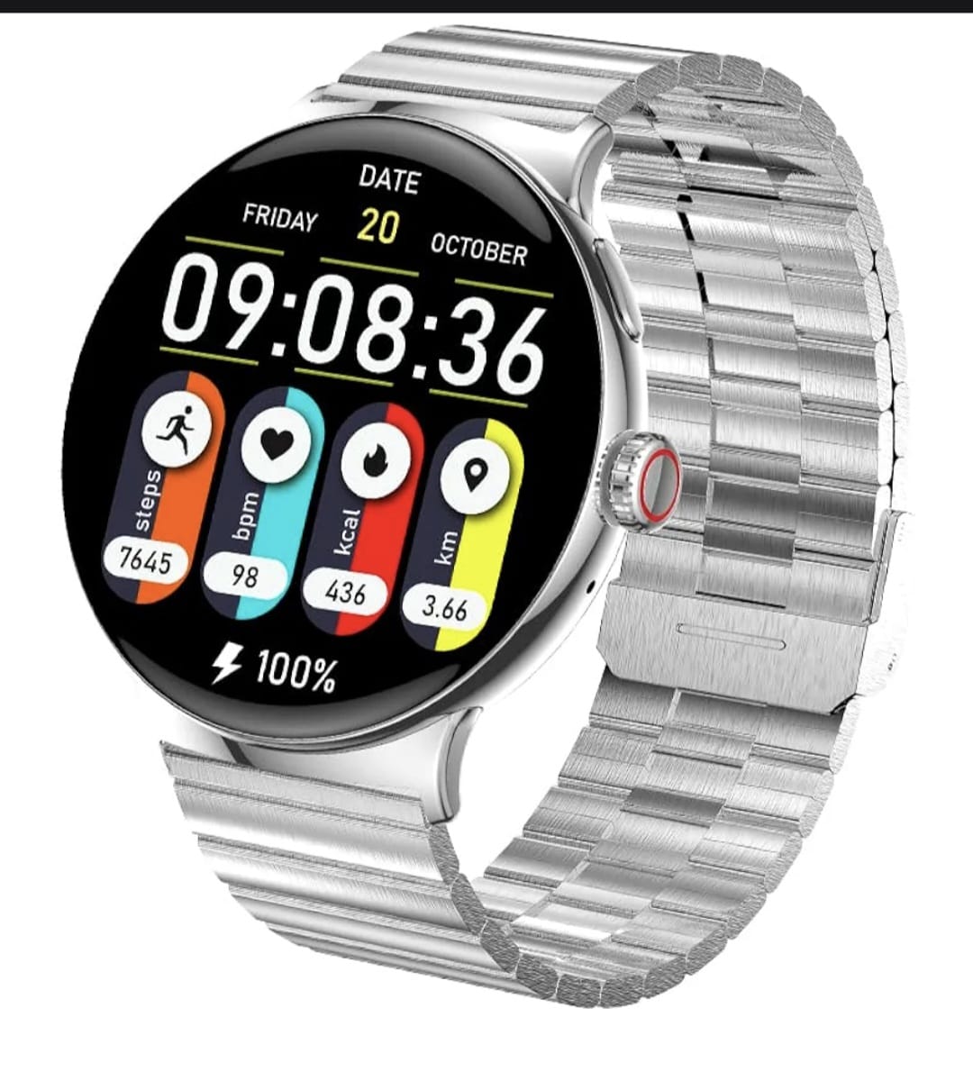 Stylish Metal Smartwatch - Image 3